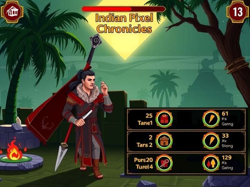Indian Pixel Chronicles Player Guide Infographic